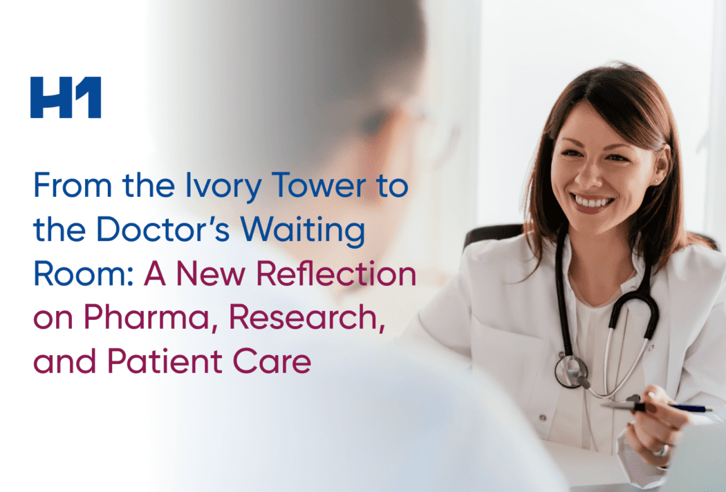 Smiling female doctor speaking with patient