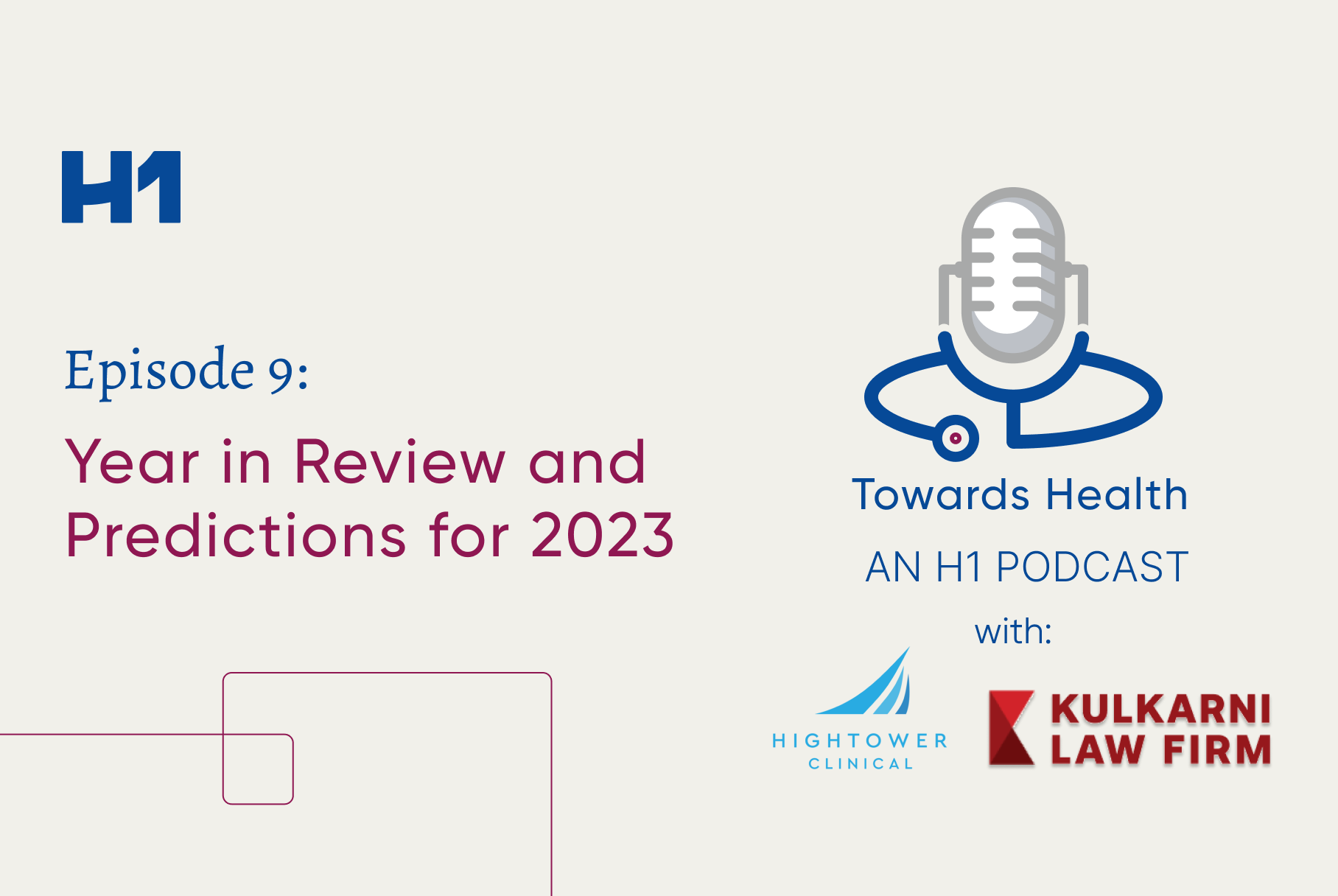towards health podcast episode 9 title