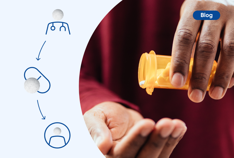 patient taking prescription medication