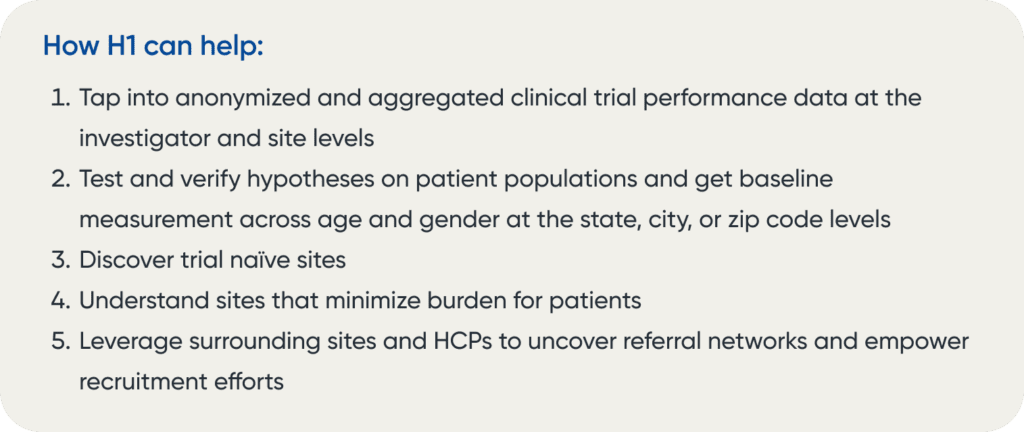 list of ways h1 can help