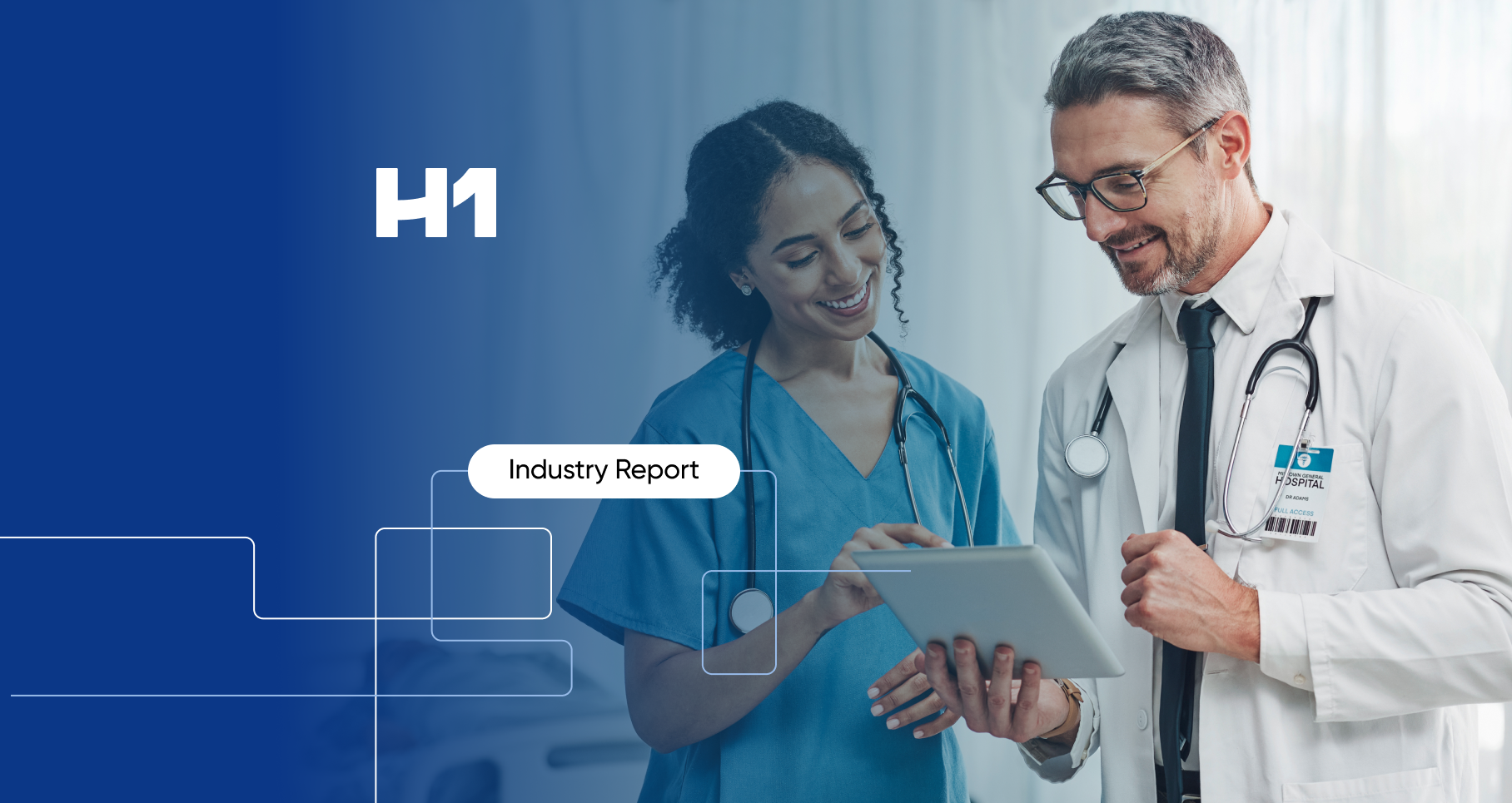 healthcare professionals looking at paperwork