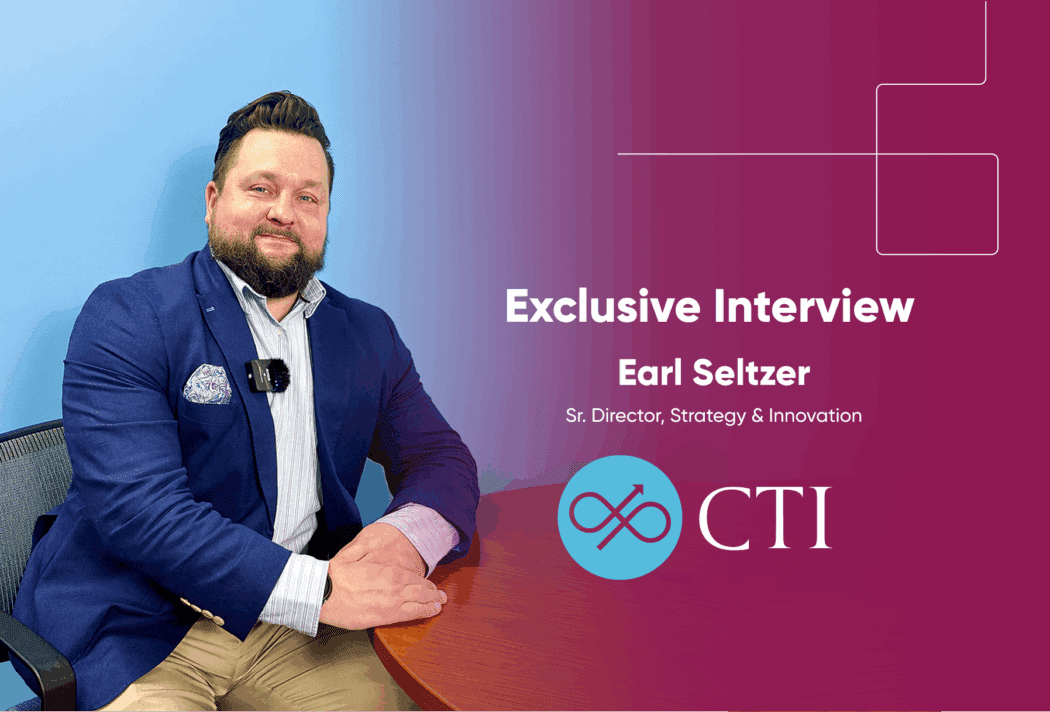 Earl Seltzer from CTI sitting for an interview