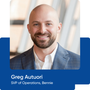 Headshot of Greg Autuori, SVP of Operations at Bennie
