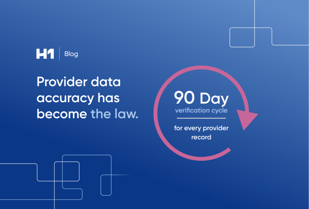 graphic showing that a 90-day verification cycle for every provider record is now the law to ensure accuracy